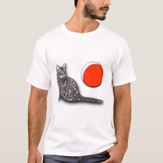 T-shirt Le chat rencontre la Pleine lune