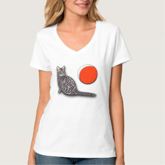 T-shirt Le chat rencontre la Pleine lune