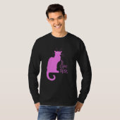 T-shirt Le Chat Rose (Devant entier)