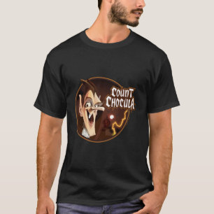 T-shirt Le Château De Count Chocula En Nuit Vintage Face P