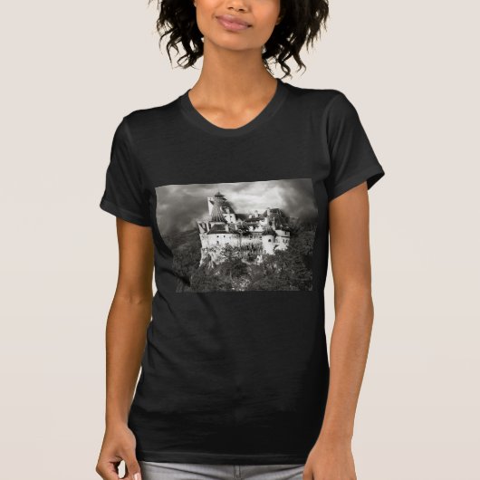 T-shirt Le château de Dracula, son, la Transylvanie (Devant)