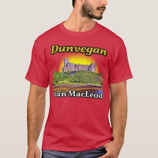 T-shirt Le château de Dunvegan Clan MacLeod (Devant)