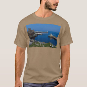 T-shirt Le château et le port de Peel