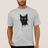 T-shirt Le Chaton Noir Chat Noir Papa Splatte Kitten Fun (Devant)