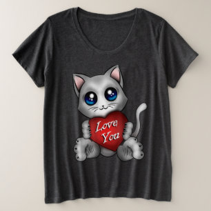 T-shirt Le chaton t'aime