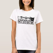 T-SHIRT LE CHATS M30W 8 BITS (Devant)