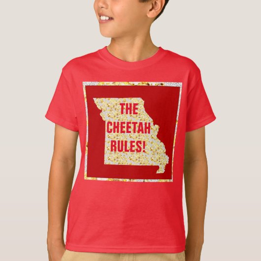 T-SHIRT LE CHEETAH RÈGLE ! (Devant)