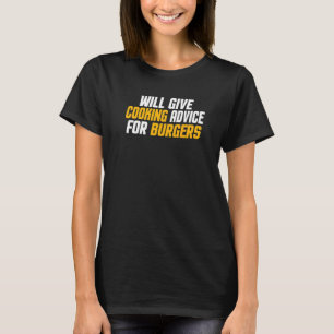 T-shirt Le Chef Cook Donnera Des Conseils De Cuisine Pour