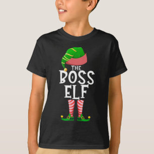 T-shirt Le chef elf jumelé famille Noël fête Pajam