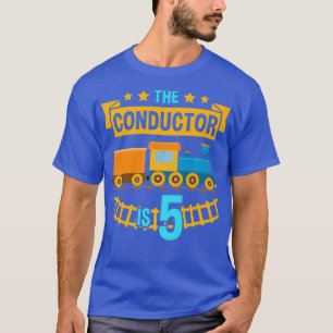 T-shirt Le chef est 5 5e anniversaire de train
