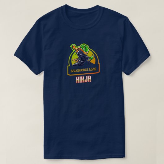 T-shirt Le chef Salesforce Ninja (Design devant)