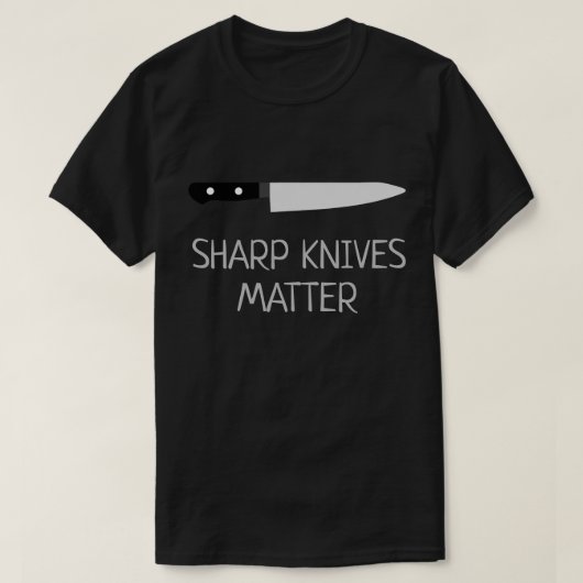 T-shirt Le chef Sharp Knives Matt (Design devant)