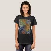 T-shirt Le chemin à travers les Irises par Claude Monet (Devant entier)