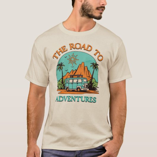 T-shirt Le Chemin Des Aventures (Devant)