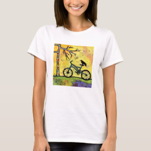 T-shirt Le Chemin du Vélo et du Corbeau Une journée de p