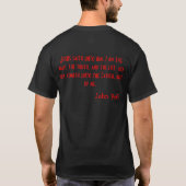 T-shirt Le Chemin, La Vérité, La Vie, JÉSUS (Dos)