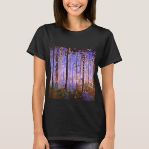 T-shirt Le chemin secret du cerf - Paysage boisé étendu