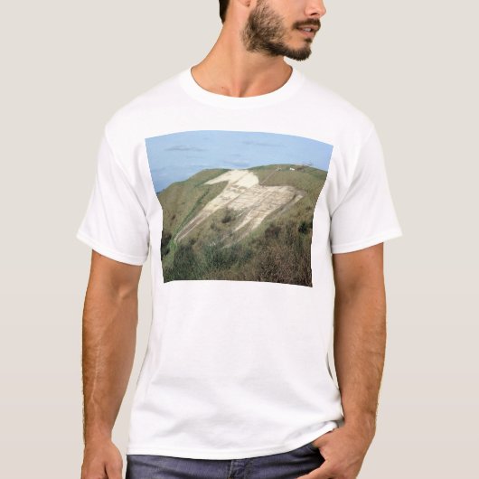 T-shirt Le cheval blanc de Westbury (Devant)