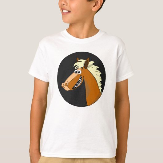 T-shirt Le cheval de piano badine la chemise (Devant)