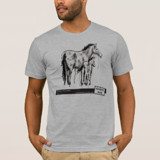 T-shirt Le cheval de Przewalski, par l'alouette de Laura