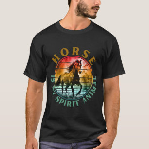 T-shirt Le cheval est mon animal spirituel