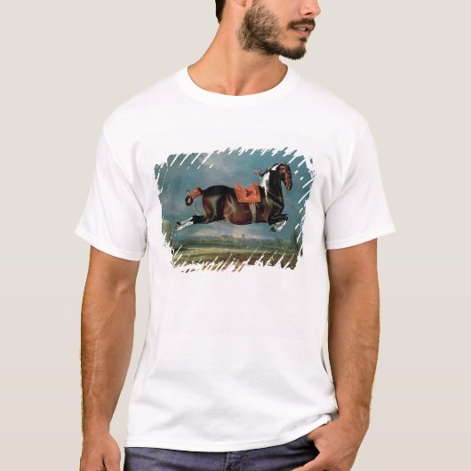 T-shirt Le cheval pie "Cehero" s'élevant (Devant)