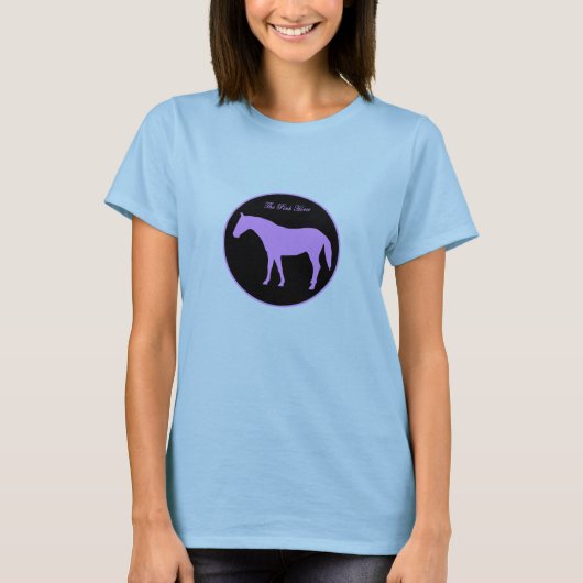 T-shirt Le cheval rose (Devant)