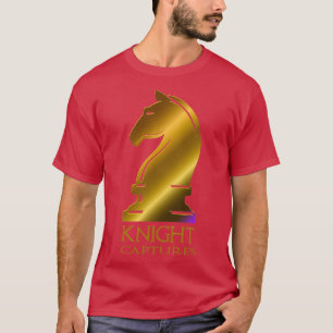 T-shirt Le chevalier capture le joueur d'échecs 