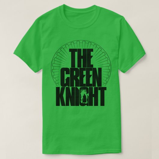 T-shirt Le Chevalier Vert noir (Design devant)