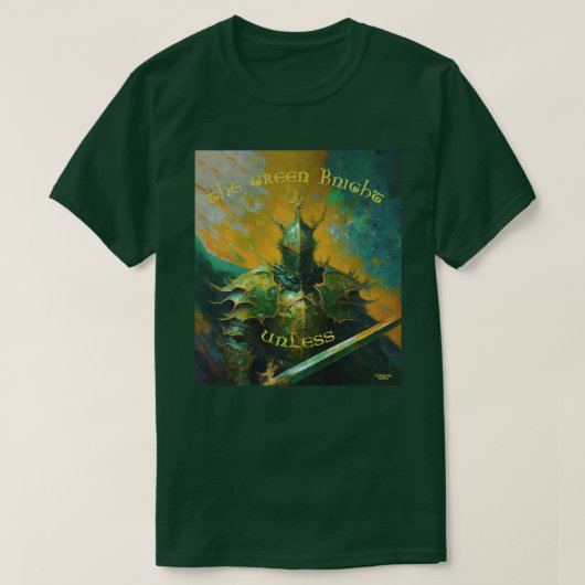 T-shirt Le Chevalier Vert Sauf (Design devant)
