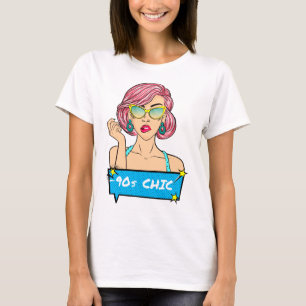 T-shirt Le chic des années 90