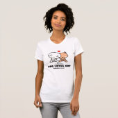T-shirt Le chien aime le chat (Devant entier)