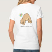 T-shirt Le chien ascendant d'ours de nounours de (Dos)