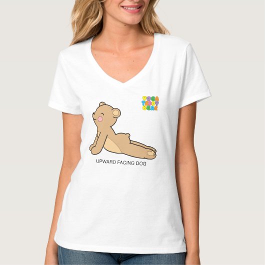 T-shirt Le chien ascendant d'ours de nounours de (Devant)