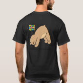 T-shirt Le chien ascendant/poursuivent vers le bas la (Dos)