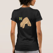 T-shirt Le chien ascendant/poursuivent vers le bas la (Dos)