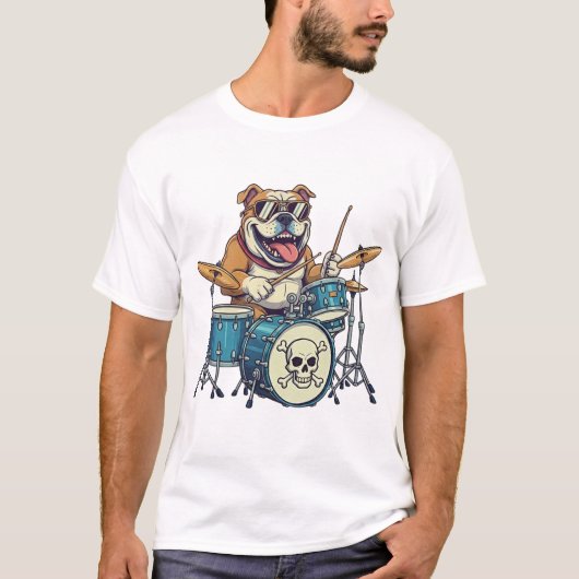 T-shirt Le Chien Batteur (Devant)