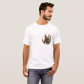 T-shirt Le chien de boxe (Devant entier)