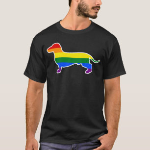 T-shirt Le chien de gay pride vêtx la maman de chienchien