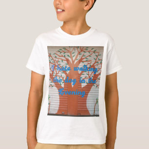 T-shirt "Le chien du soir marche effrayant" - Je déteste m