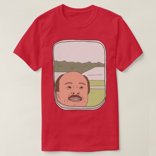 T-shirt Le Chien Est Mort, Viens Voler Avec Moi  (Design devant)