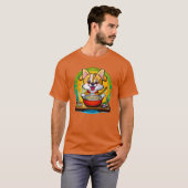 T-shirt Le chien mange le ramyon (Devant entier)