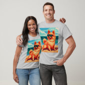 T-shirt Le chien pixel de grand-mère (Unisexe)