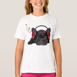 T-shirt Le Chien-taureau noir de France s'installe dans se