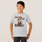 T-shirt Le chiffre lecture de bâton d'enfants est (Devant entier)