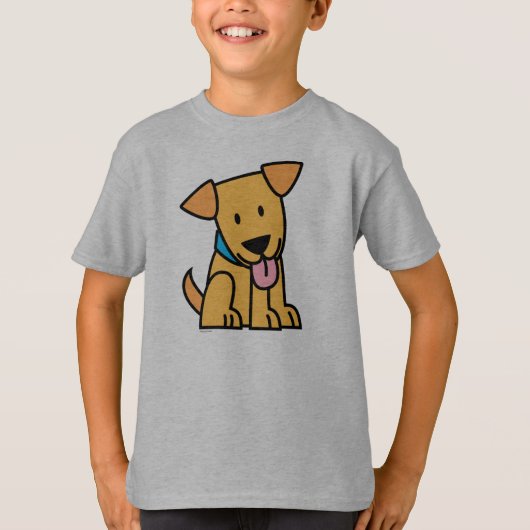 T-shirt Le chiot de labrador retriever reposent le chiot (Devant)