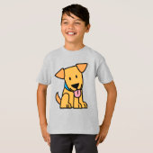 T-shirt Le chiot de labrador retriever reposent le chiot (Devant entier)