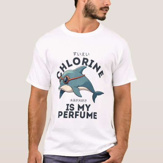 T-shirt Le chlore est mon parfum (Devant)