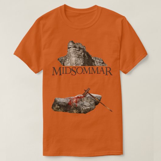 T-shirt Le choc de la falaise (Design devant)