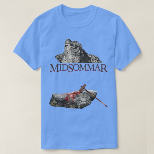 T-shirt Le choc de la falaise (Design devant)